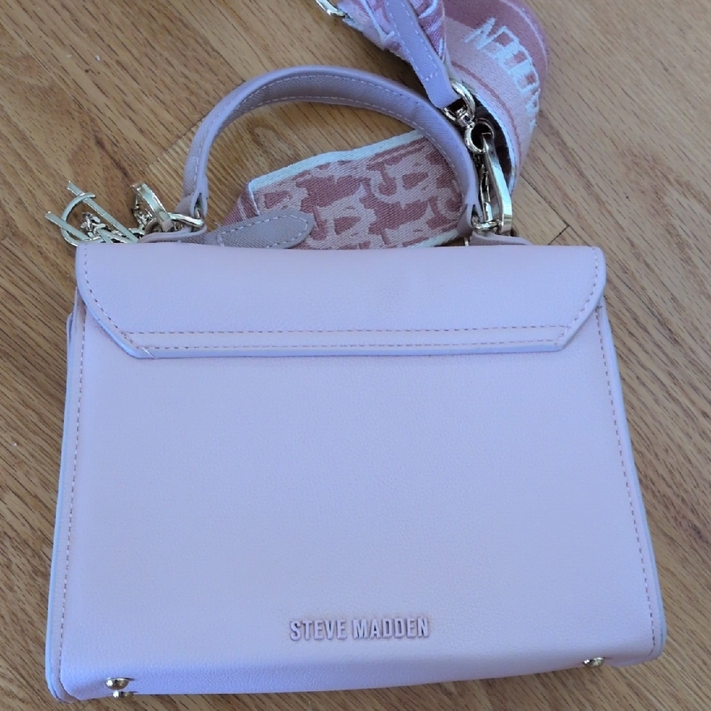 Light Pink Guitar Strap Crossbody Bag - Picture 9 of 16